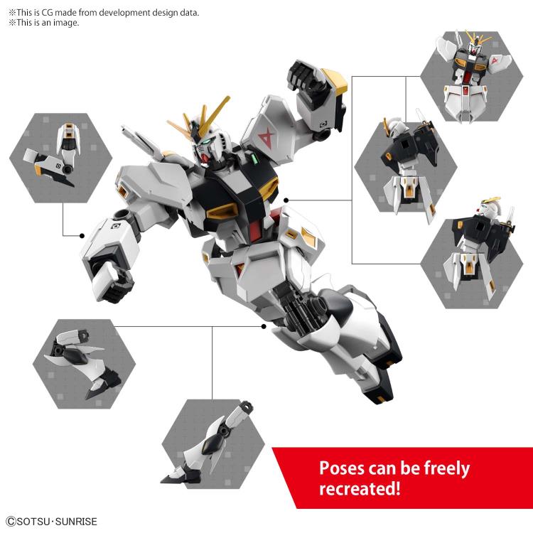 Gundam Entry Grade 1/144 Nu Gundam Model Kit - RX-93 V Gundam