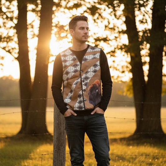 Buffalo Native Vest(Mustard)