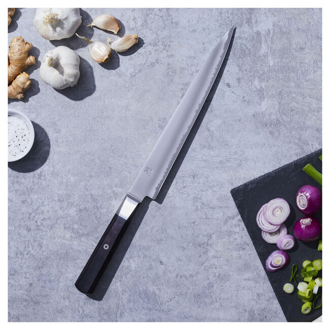 Miyabi 4000 FC Sujihiki Knife 9.5" – Black Handle