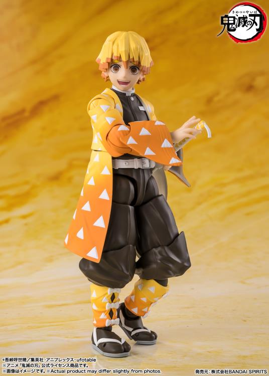 Demon Slayer: Kimetsu no Yaiba S.H.Figuarts Zenitsu Agatsuma Action Figure
