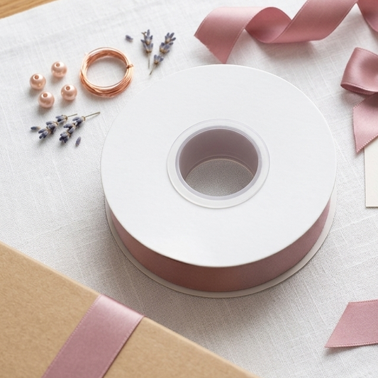 30 Meter Double Face Dusty Rose #814 Ribbon Roll
