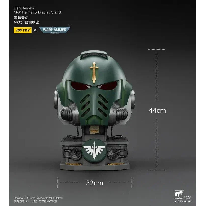 JOYTOY - Dark Angels MkX Helmet & Display Stand (PRE-ORDER RELEASE PENDING)