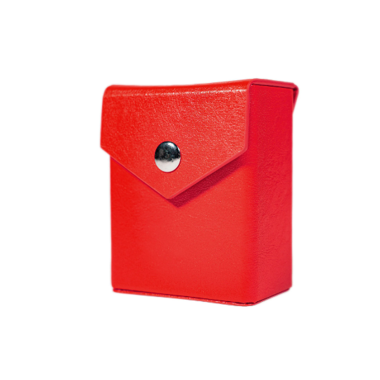 Hero Red Deck Box + Belt Loop - Hard Shell Faux Leather