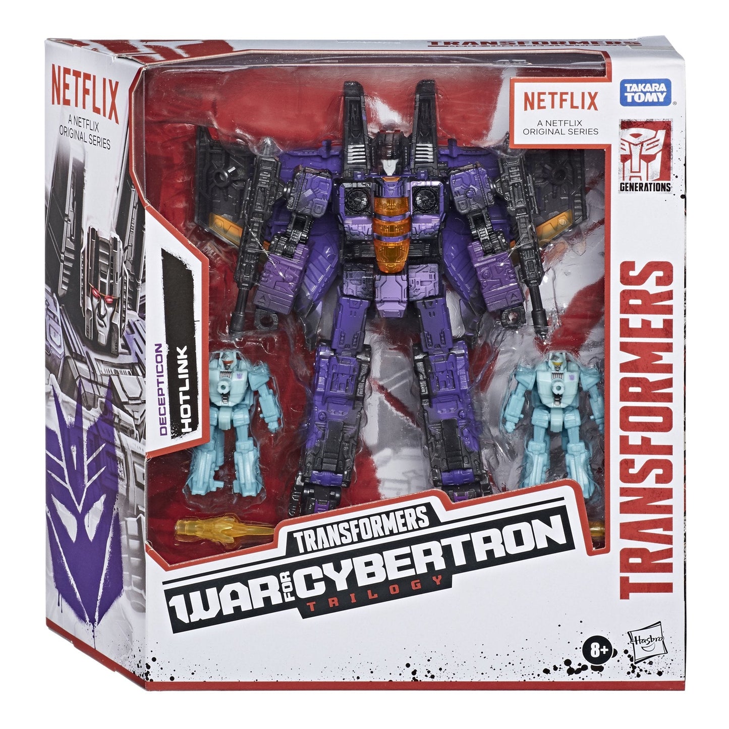 Transformers War for Cybertron Series-Inspired Decepticon Hotlink 3-Pack