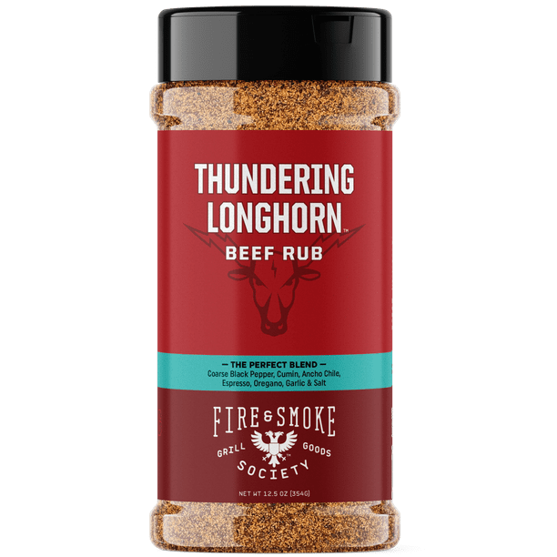 Fire & Smoke Society THUNDERING LONGHORN Beef Rub 12.5oz