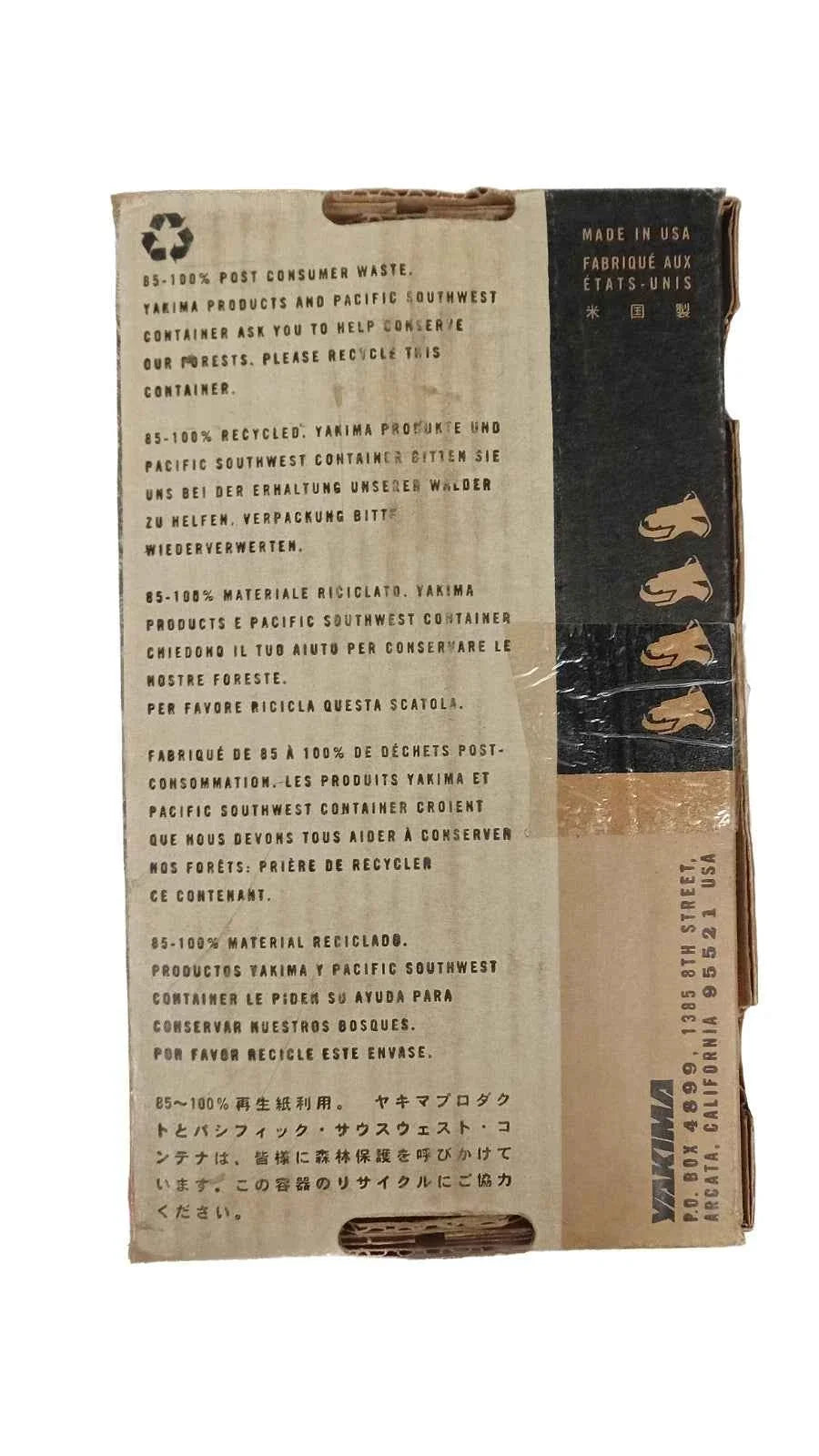 Yakima RailRider 1 Towers(MISSING PARTS, READ DESCRIPTION)