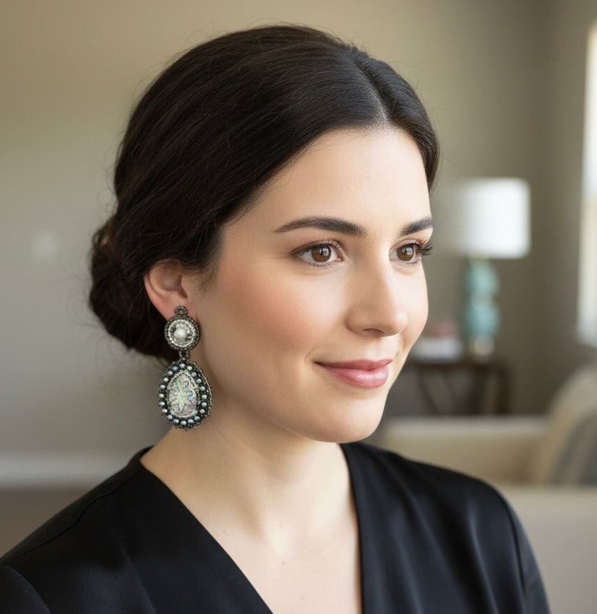 Drop Beaded Earrings(12)