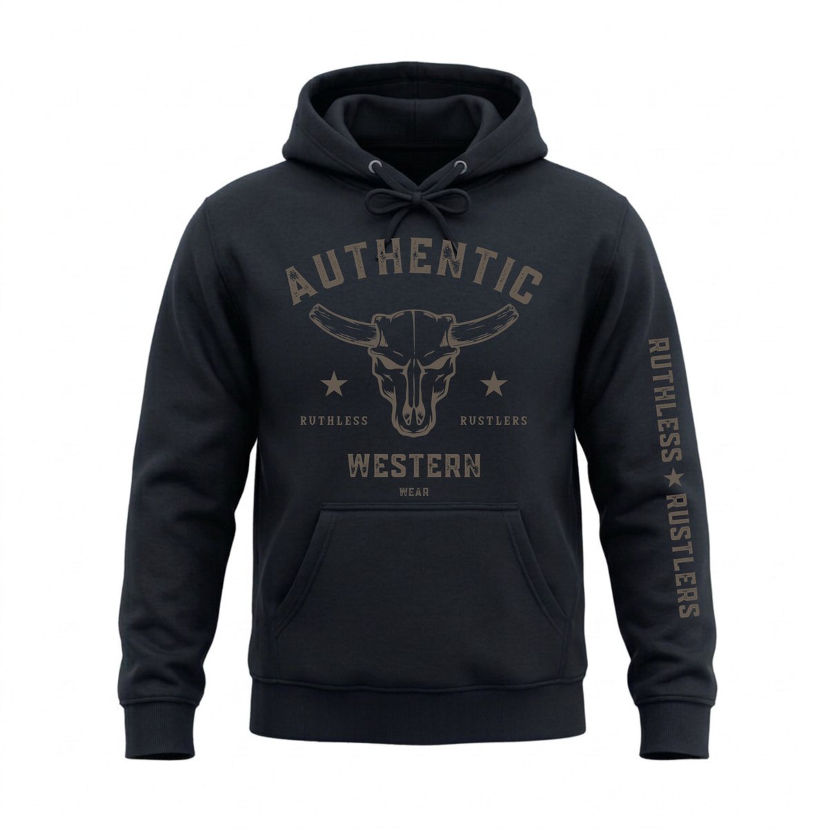 AUTHENTIC WESTERN HOODIE | Storm Blue