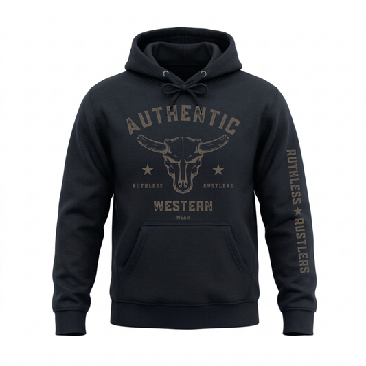 AUTHENTIC WESTERN HOODIE | Storm Blue