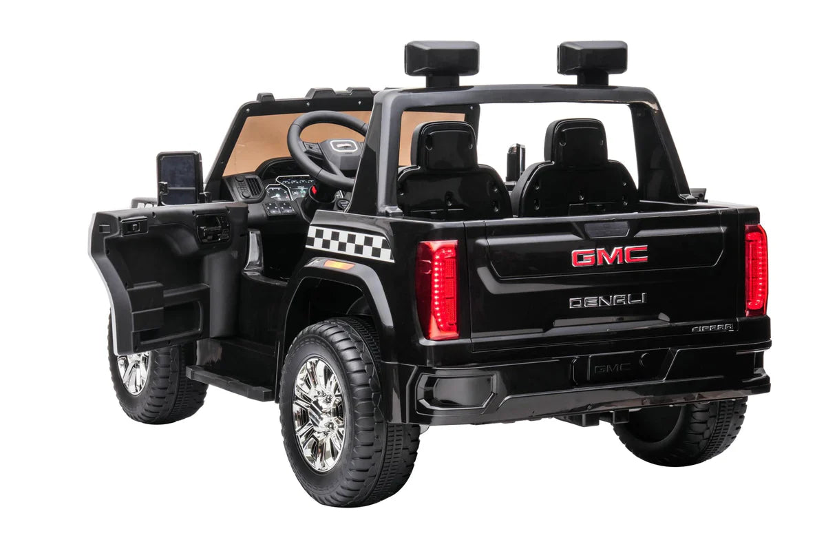 2026 UPGRADED GMC Sierra 24V 2 Seater Kids Ride On Car With Remote Control