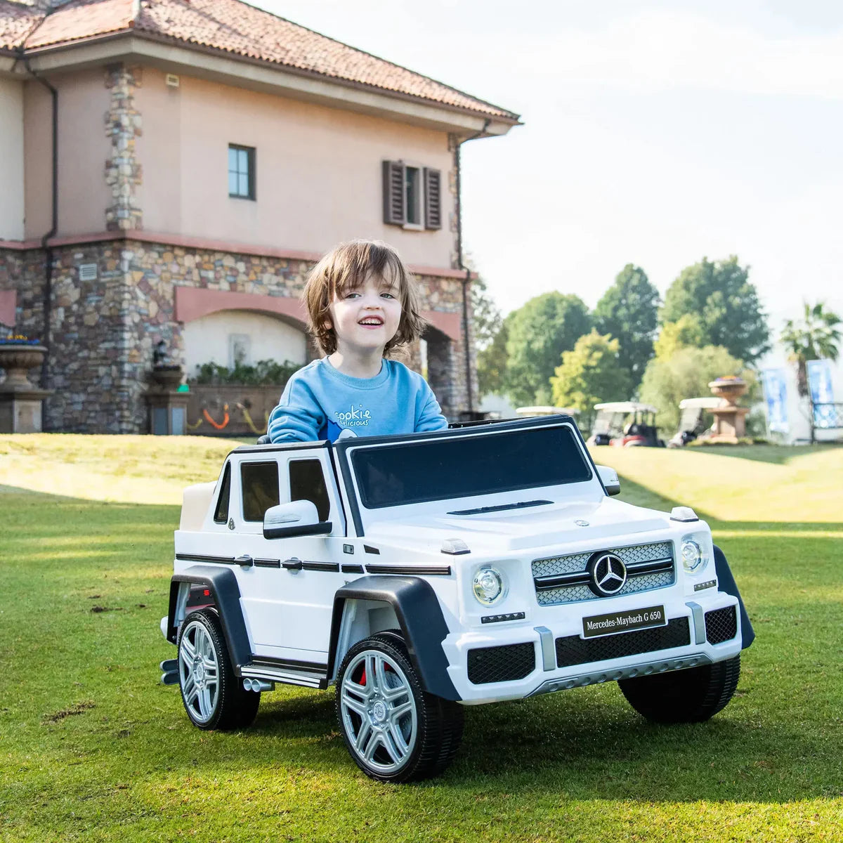 2026 12V Mercedes Benz Maybach G650 Kids Ride On Car with Remote Control