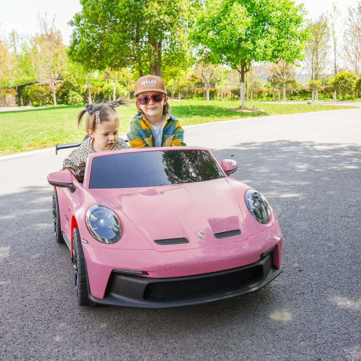 2026 24V Porsche 911 GT3 2 Seater Kids Ride On Car - NEW Silent Motor