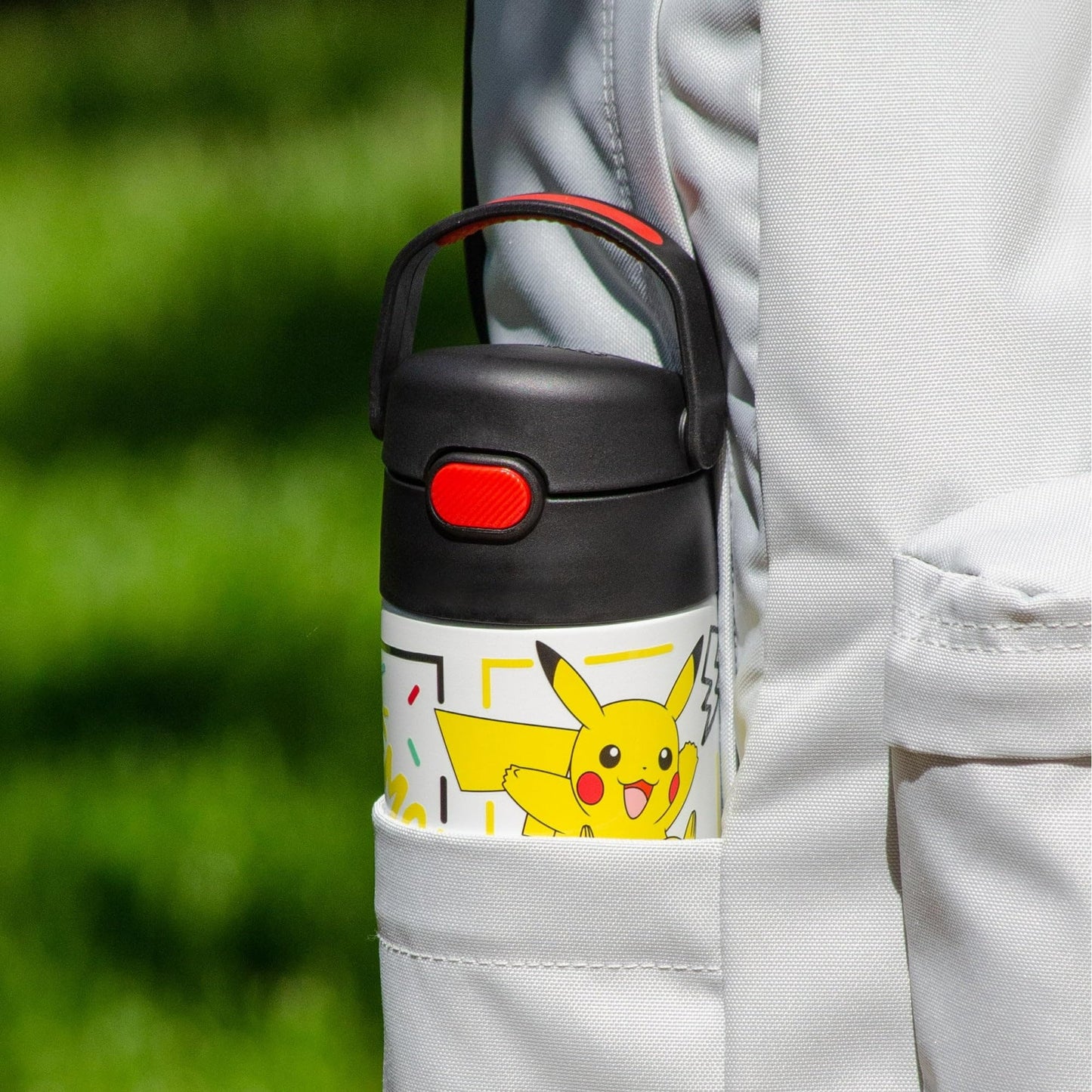THERMOS FUNTAINER Water Bottle with Straw, 14oz, Pokemon 🍁 All In One Marketplace Canada