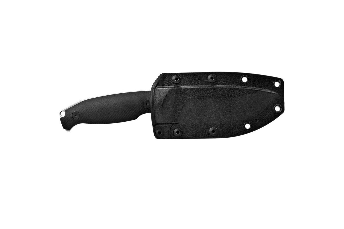Ruike F118B Jager Fixed Blade Knife with Black Handle