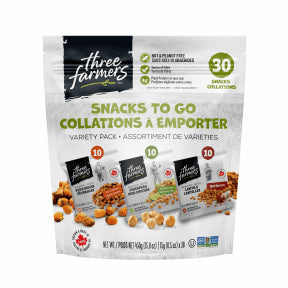 Three Farmers - Snacks to Go Variety Pack (1bg 6)