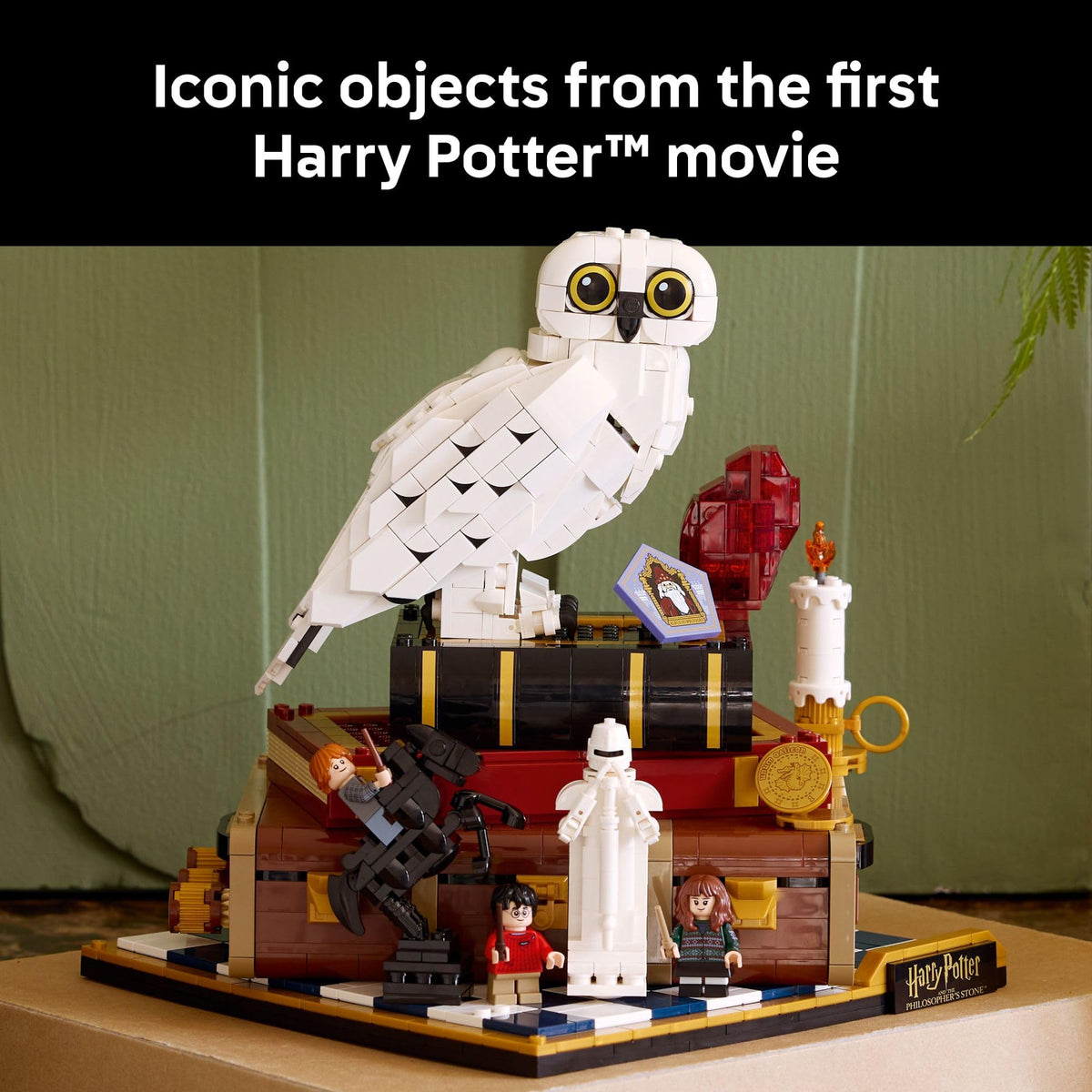 LEGO Harry Potter Sorcerer’s Stone – Collectors’ Edition Building Set for Adults - DIY Craft Kit for Women & Men, Ages 18+ - Buildable Hedwig & 3 Minifigures - Gift Idea for Birthdays - 76466 🍁 All In One Marketplace Canada