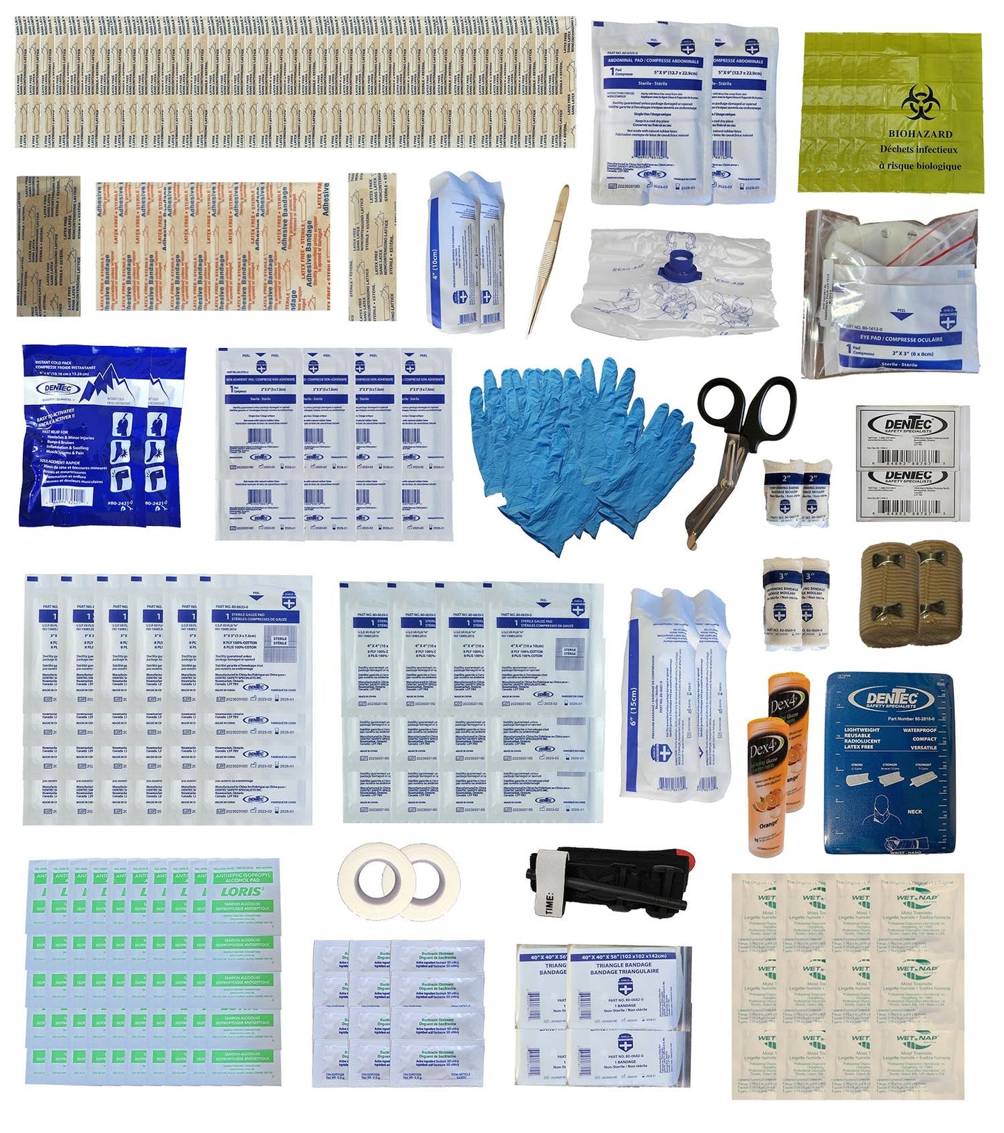 CSA Z1220 TYPE 3 INTERMEDIATE MEDIUM FIRST AID KIT BULK IN SOFT PACK BAG