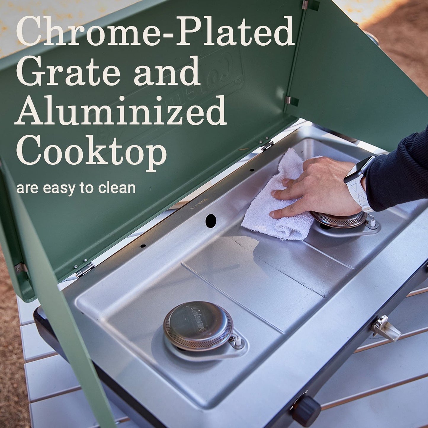 Coleman Cascade 328/Classic Camping Stove, 3/2 Burner Camp Stove, Portable Propane Stove with Adjustable Burners and Wind Guards for Beach Cookouts, Backyard BBQ, Tailgating, Festivals 🍁 All In One Marketplace Canada