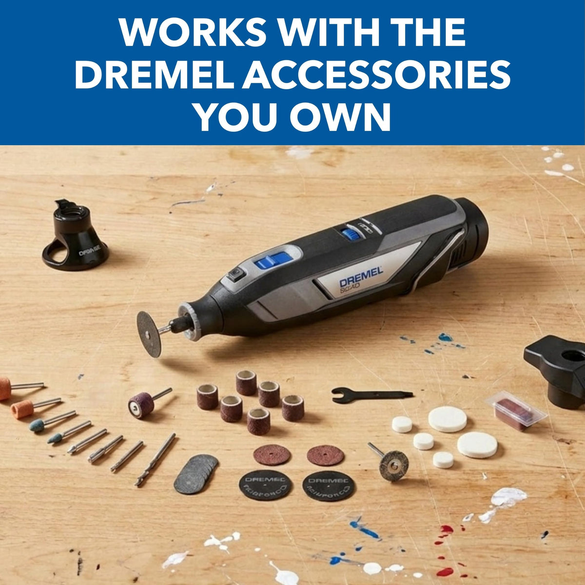 Dremel 8240-5 12V Cordless Rotary Tool Kit with Variable Speed and Comfort Grip - Includes 2AH Battery Pack, Charger, 5 Accessories, Wrench, and Tool Fabric Carry Bag 🍁 All In One Marketplace Canada