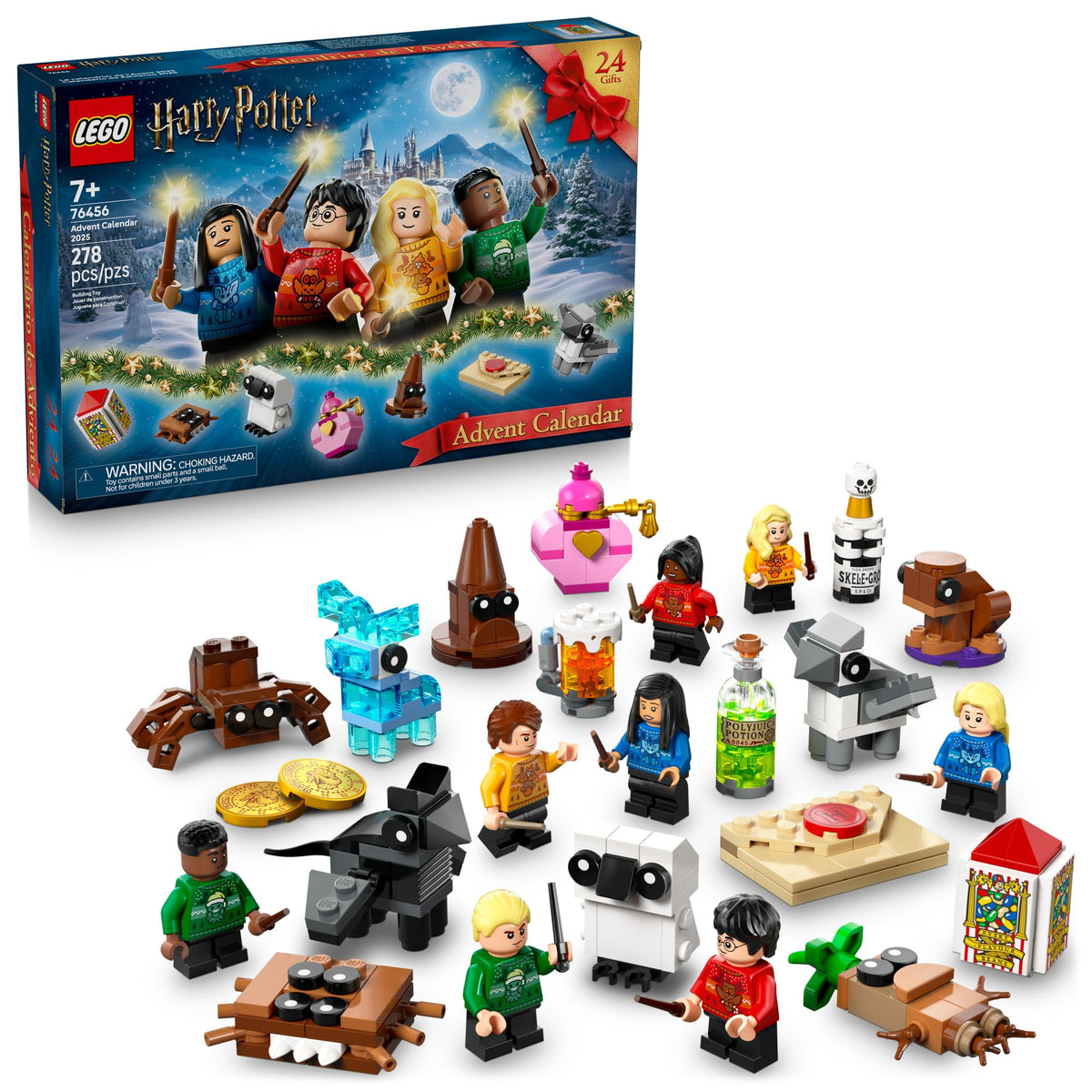 LEGO Harry Potter Advent Calendar 2025 Kids Toy - Holiday Countdown for Boys & Girls, 7+ - 24 Buildable Surprises, Including Harry, Draco & Luna Minifigures - Kids Gift Idea for Christmas - 76456 🍁 All In One Marketplace Canada