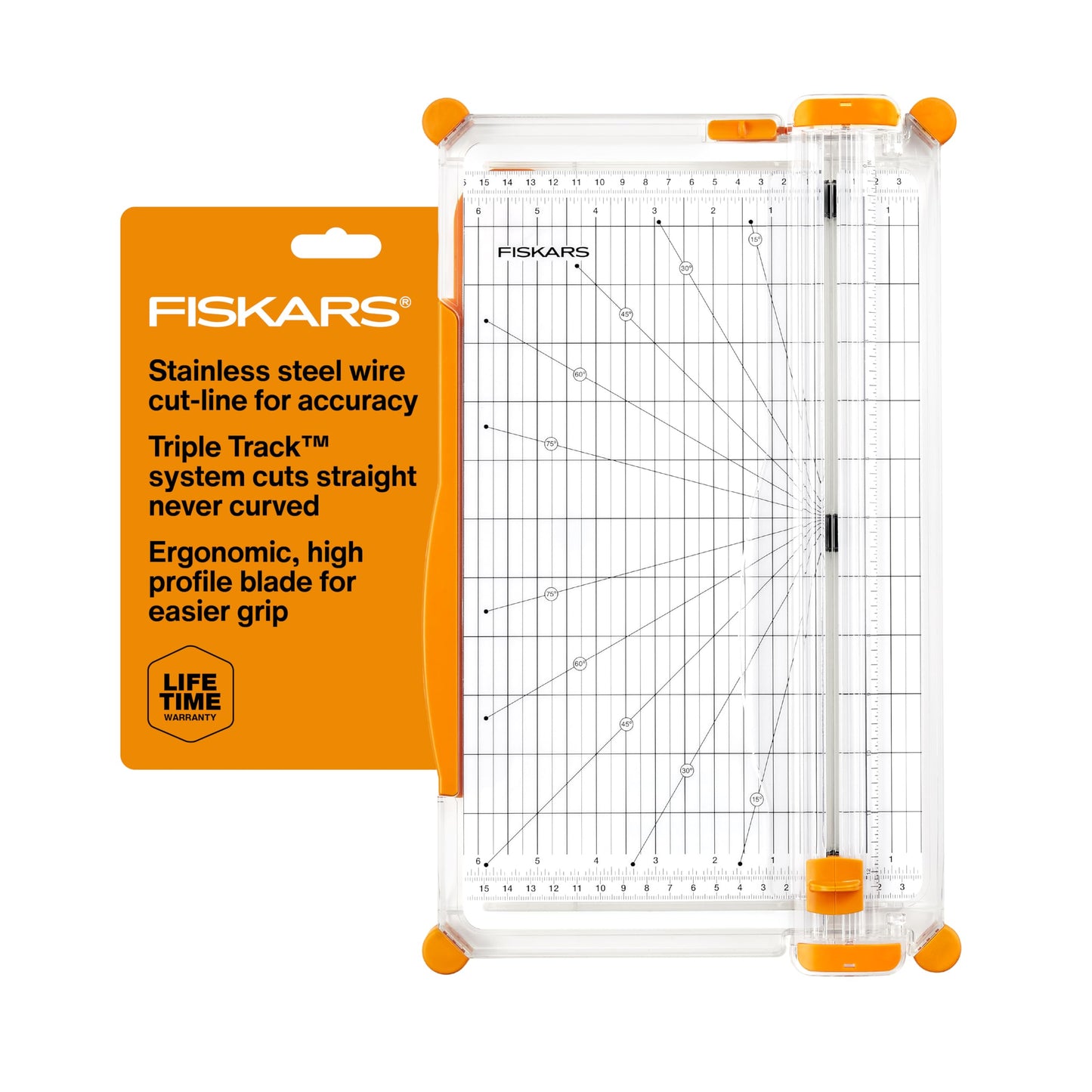 Fiskars Precision Paper Trimmer - Easy, Safe and Accurate for Crafts, Gifts, Cards and More - Always Cuts Straight 🍁 All In One Marketplace Canada