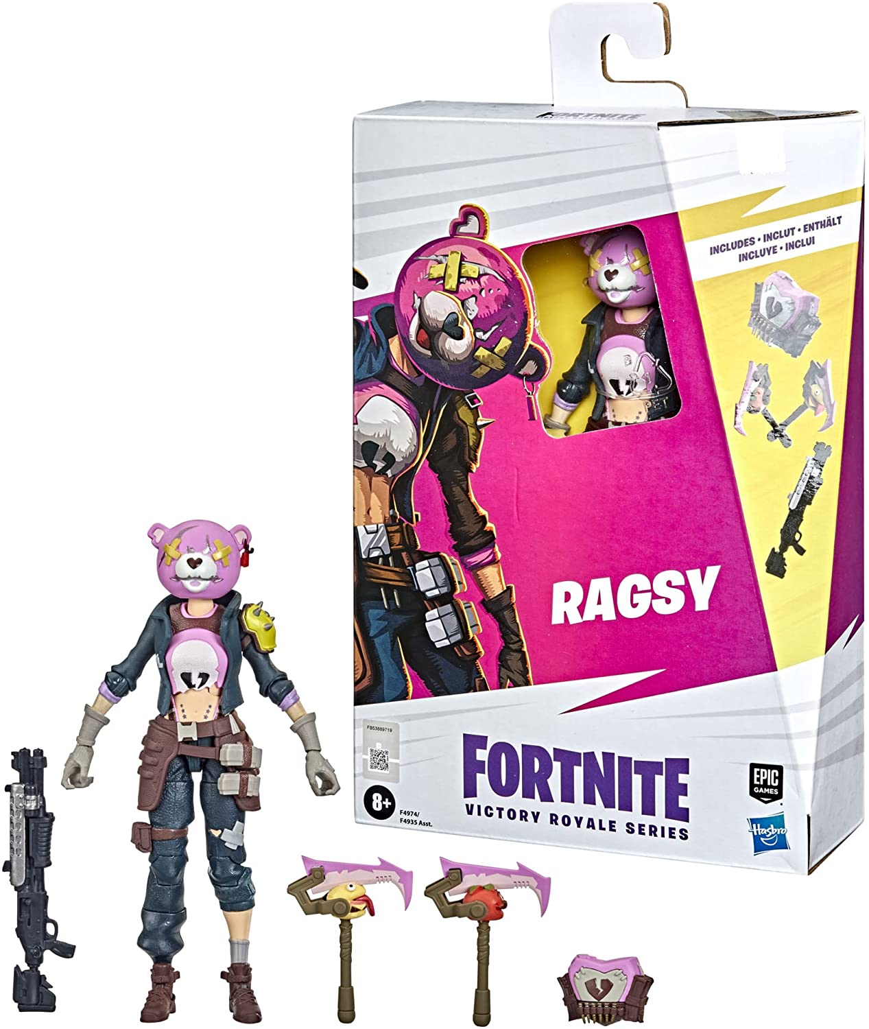 Hasbro Fortnite Victory Royale Series Ragsy Collectible Action Figure