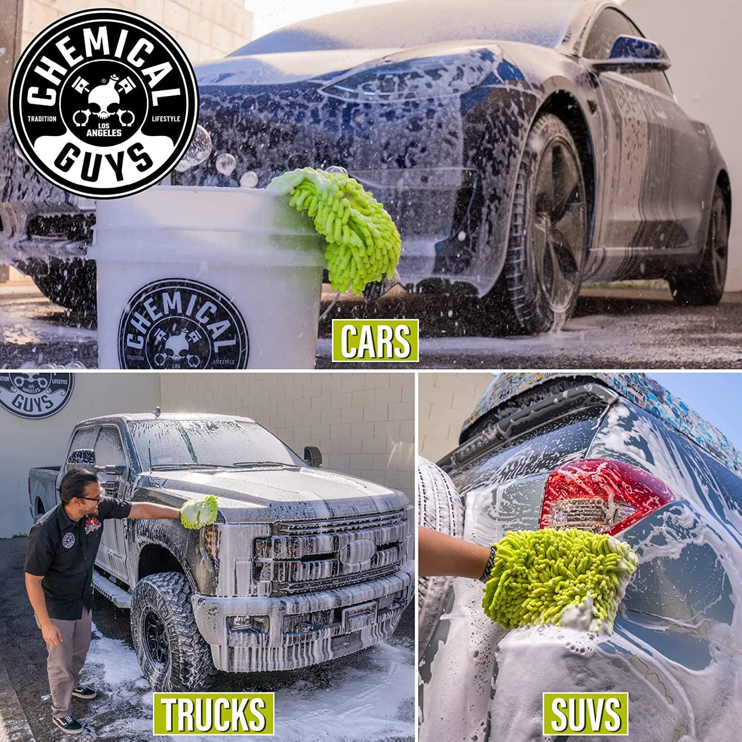 Chemical Guys Heavy Duty Ultra Clear Detailing Bucket (4.5 Gal) and Bucket Lid (for Car Wash, Boat, Truck, RV, Fishing & More) 🍁 All In One Marketplace Canada