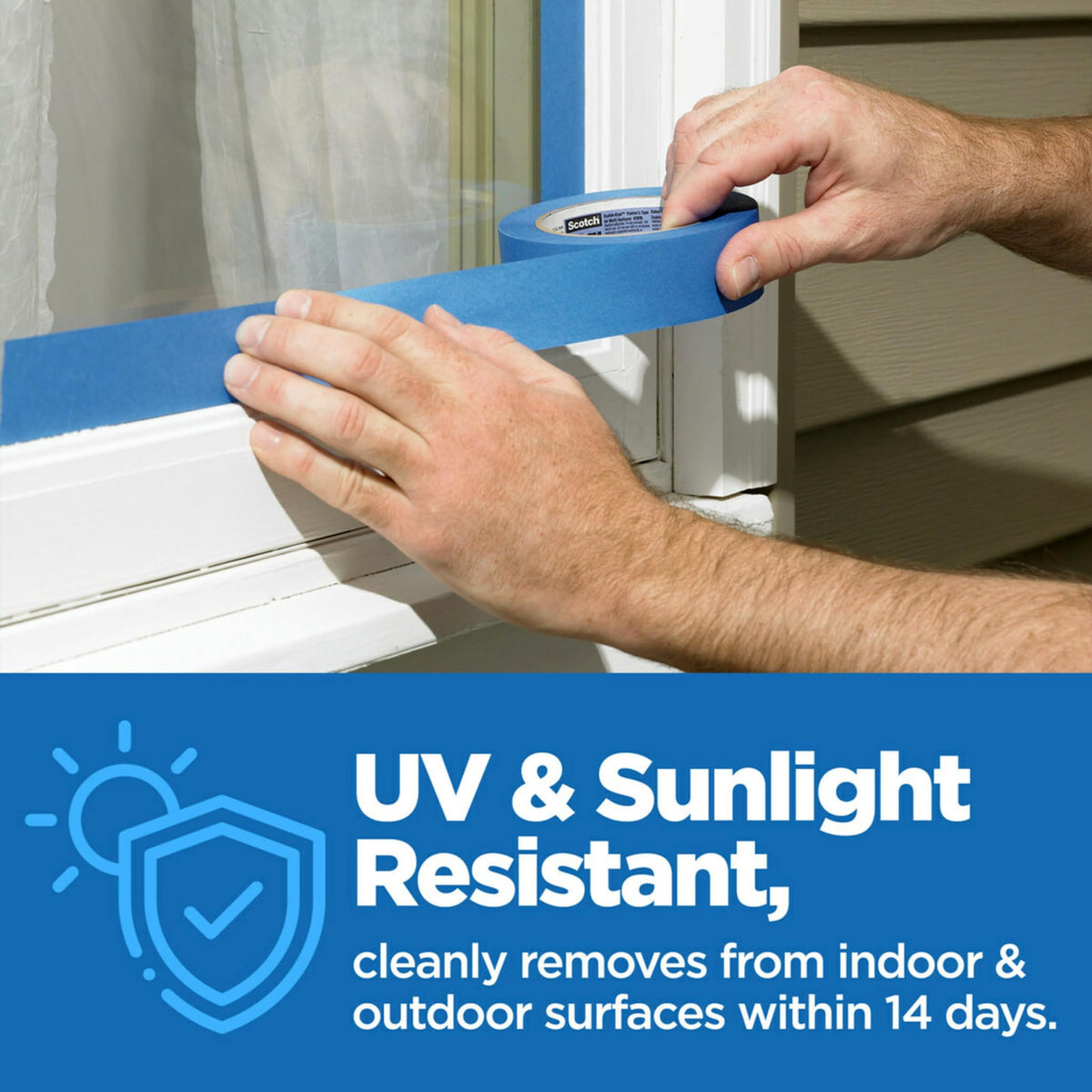 Scotch Painter’s Tape ScotchBlue Original Painter's Tape, Multi-Surface, 36 mm (4 Rolls) - 2090-1.41 Inch X 60 Yards, Blue (2090-36EP4) 🍁 All In One Marketplace Canada