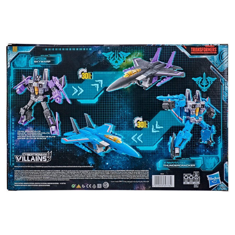 Transformers Generations War for Cybertron Earthrise Voyager Skywarp and Thundercracker