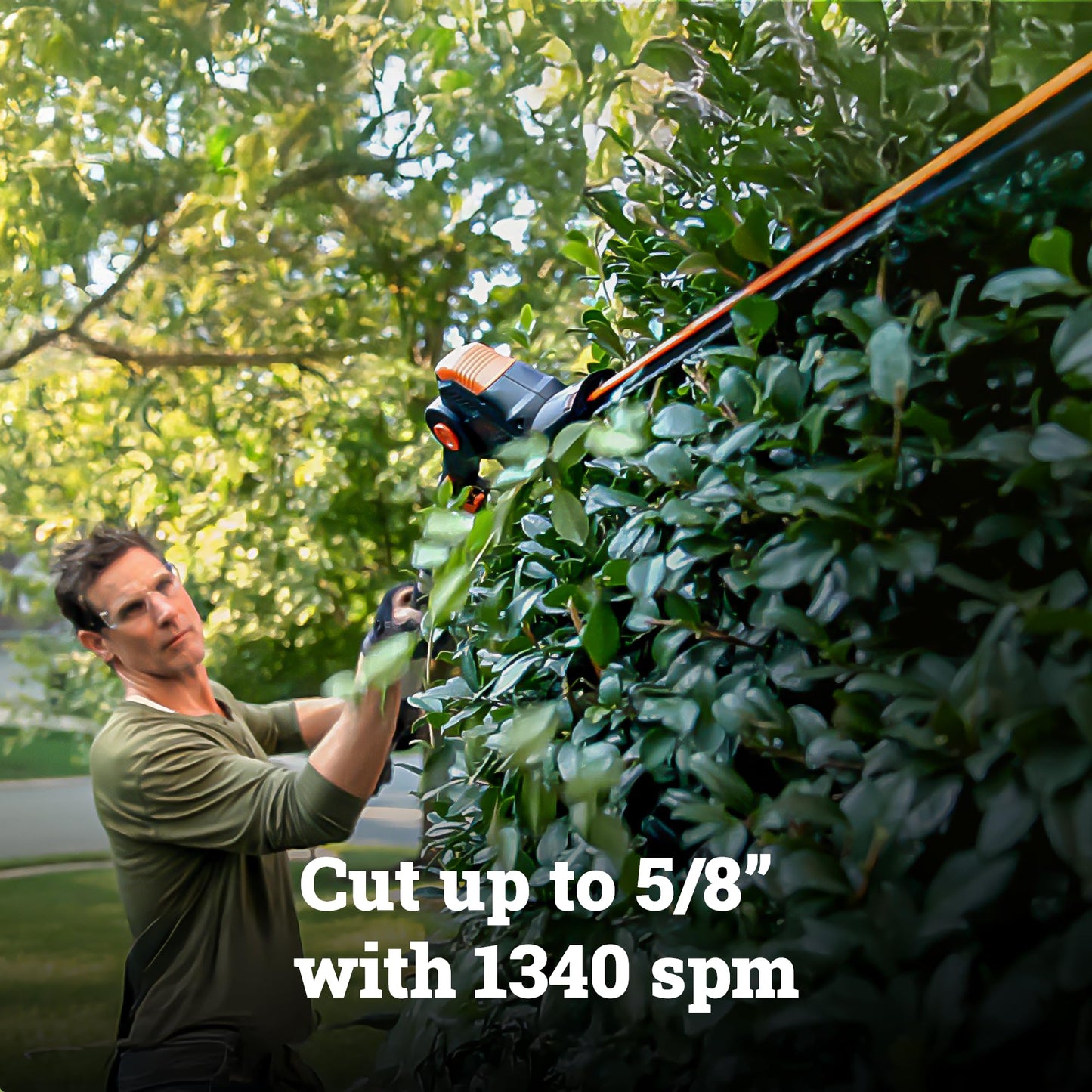 WORX WG252 20V 20" Cordless Hedge Trimmer, Reach Up to 12 Feet, Extended Pole, 180° Rotation Head, PowerShare – Battery & Charger Included 🍁 All In One Marketplace Canada