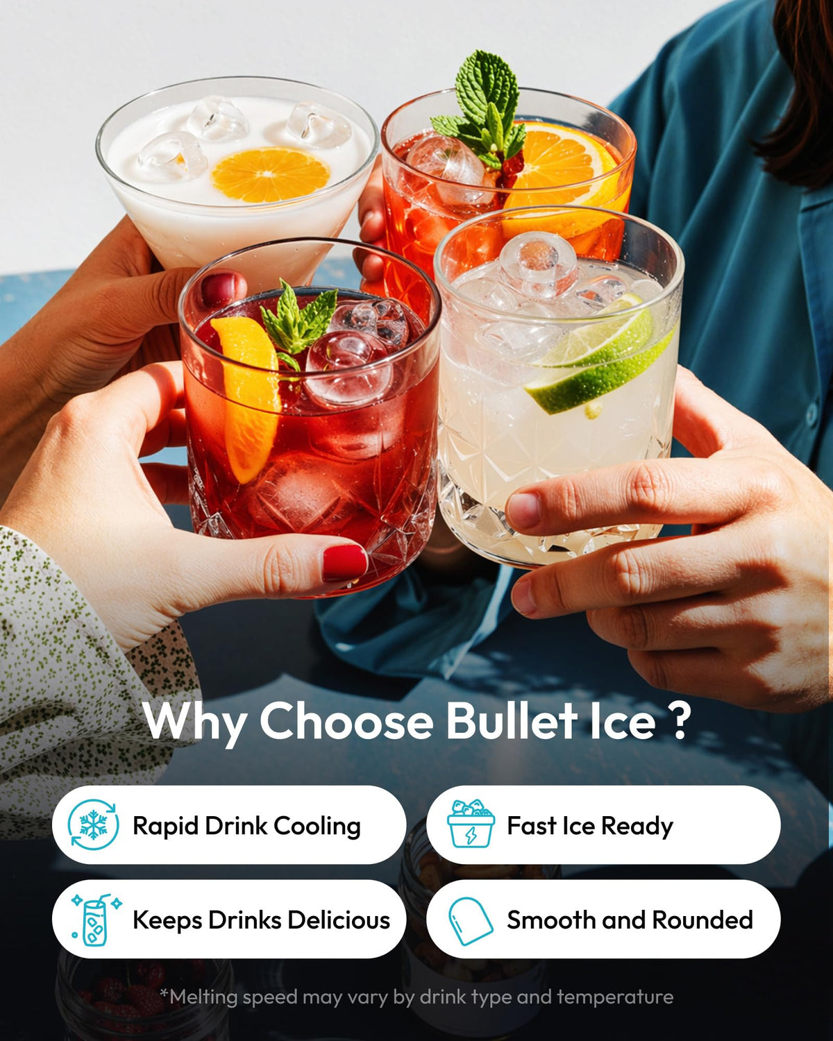 EUHOMY Ice Maker Countertop, 9 Cubes Ready in 6 Mins, 26lbs/24H, Self-Cleaning, Portable Ice Maker Machine with Carry Handle, Basket and Scoop, 2 Sizes of Bullet Ice for Home, Kitchen, Office 🍁 All In One Marketplace Canada