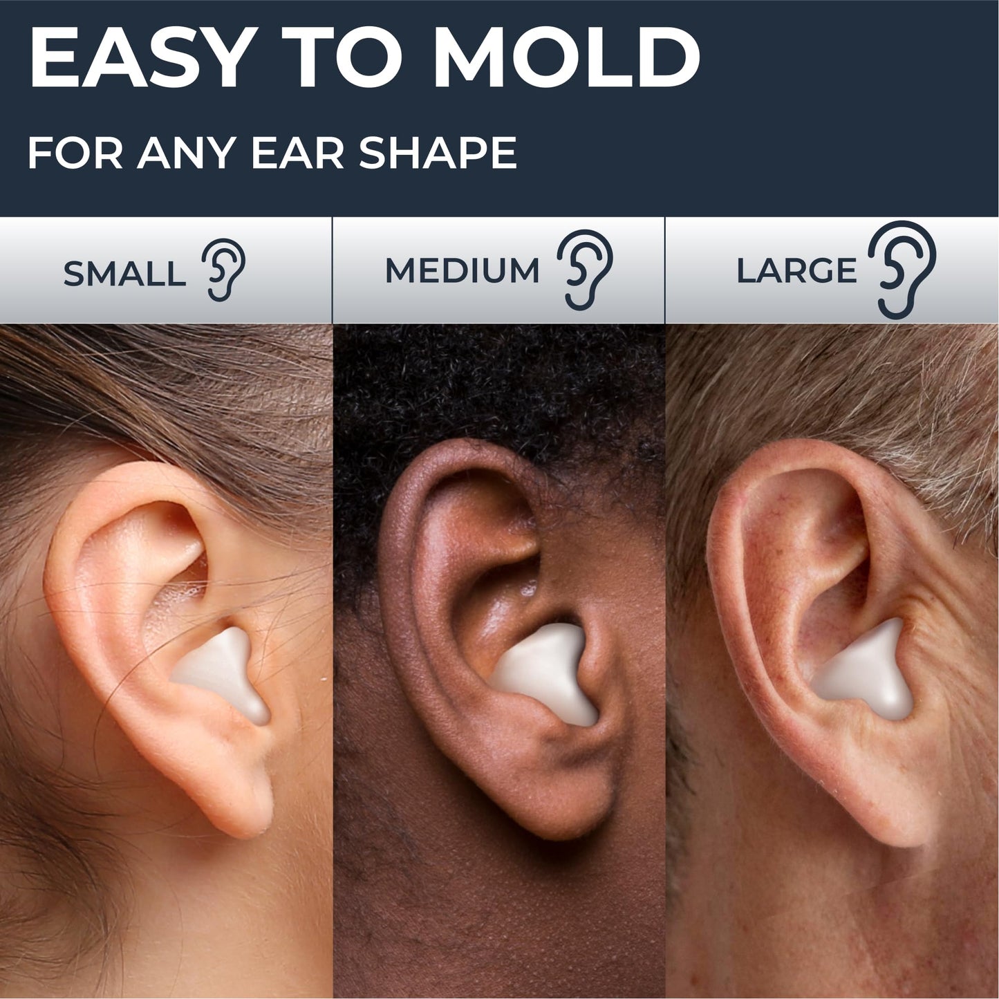 PQ Wax Ear Plugs for Sleep - 15 Silicone Wax Earplugs for Sleeping and Swimming, Gel Ear Plugs for Noise Cancelling & Ear Protection, Sleeping Earplugs with Sound Blocking Level of 32 Db (15 Pillows) 🍁 All In One Marketplace Canada