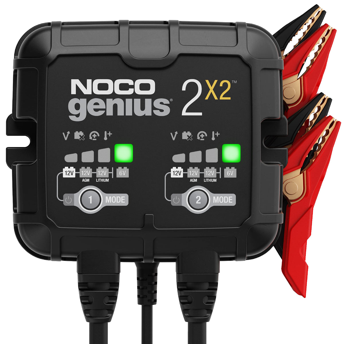 NOCO GENIUS2X2 6/12V 2-Bank Battery Charger, Trickle Charger & Maintainer 🍁 All In One Marketplace Canada
