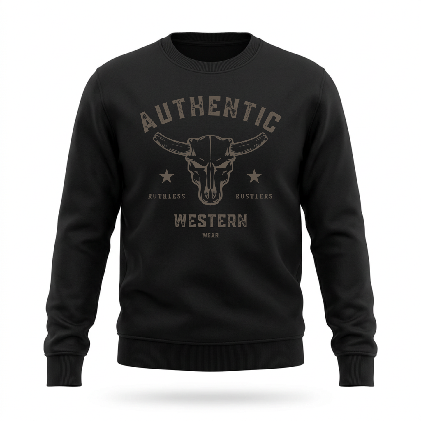 AUTHENTIC WESTERN SWEATSHIRT | Black