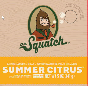Dr. Squatch - Summer Citrus Soap (141g 12)