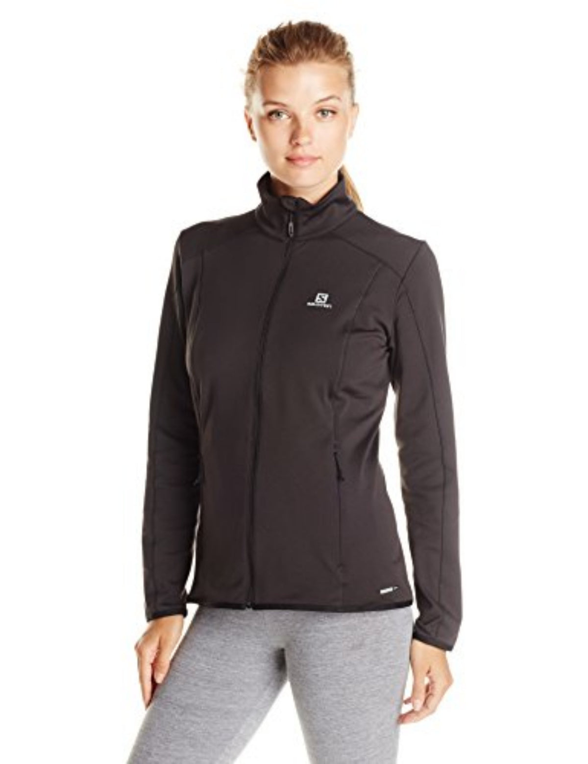Salomon Women's Discovery Ultralight Stretch Full Zip Fleece Sweaters
