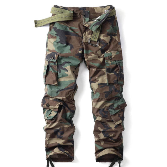 Military Camouflaged Men Tactical Mountain Cargo Pant Trousers