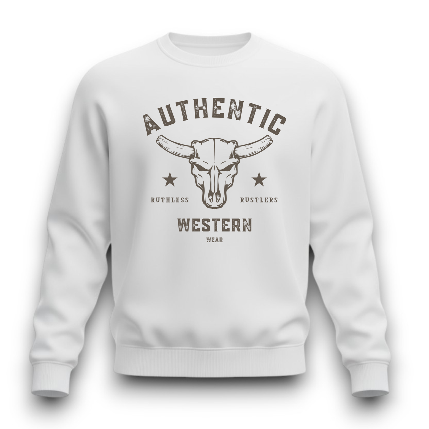 AUTHENTIC WESTERN SWEATSHIRT | White