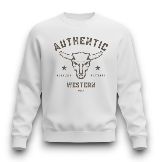 AUTHENTIC WESTERN SWEATSHIRT | White