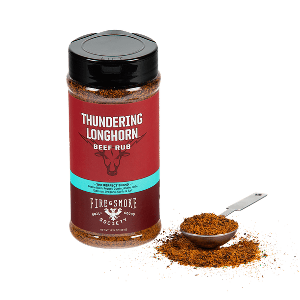 Fire & Smoke Society THUNDERING LONGHORN Beef Rub 12.5oz