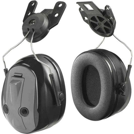 Peltor PTL Push to Listen Cap-Mount Earmuffs H7P3E-PTL 26 Decible Made in Sweden