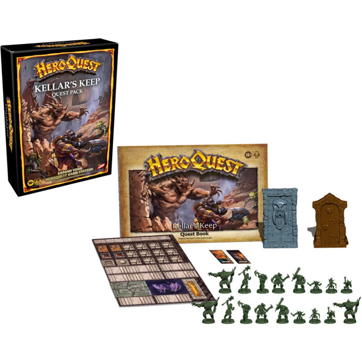 HeroQuest Kellar's Keep Game Expansion Pack (Subpar Packaging)