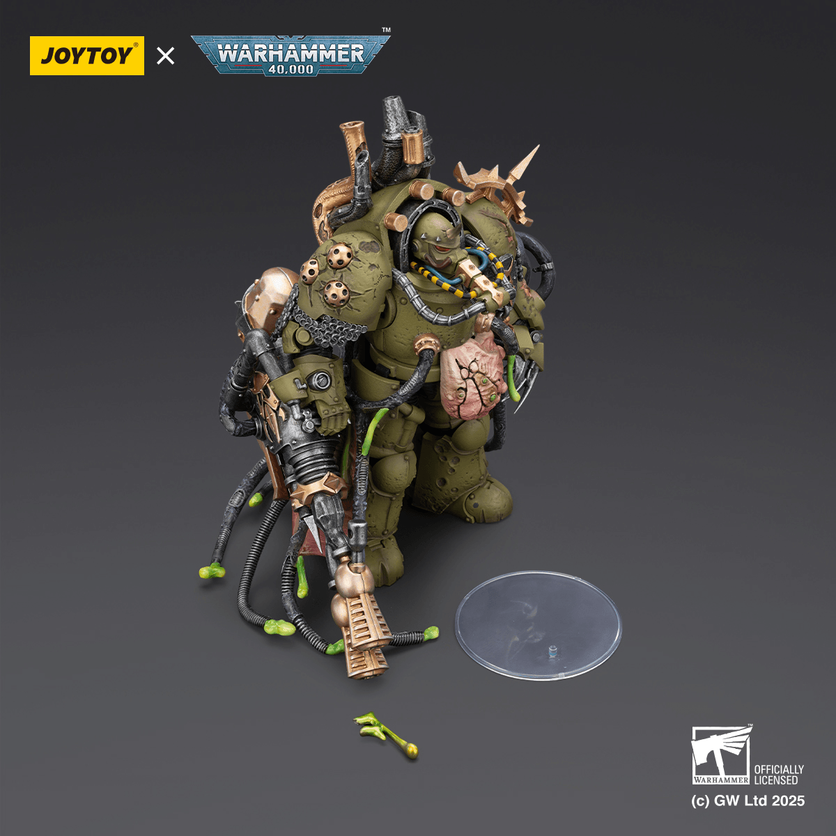 JOYTOY - Death Guard Lord of Virulence with Power Fist and Twin Plague Spewer
