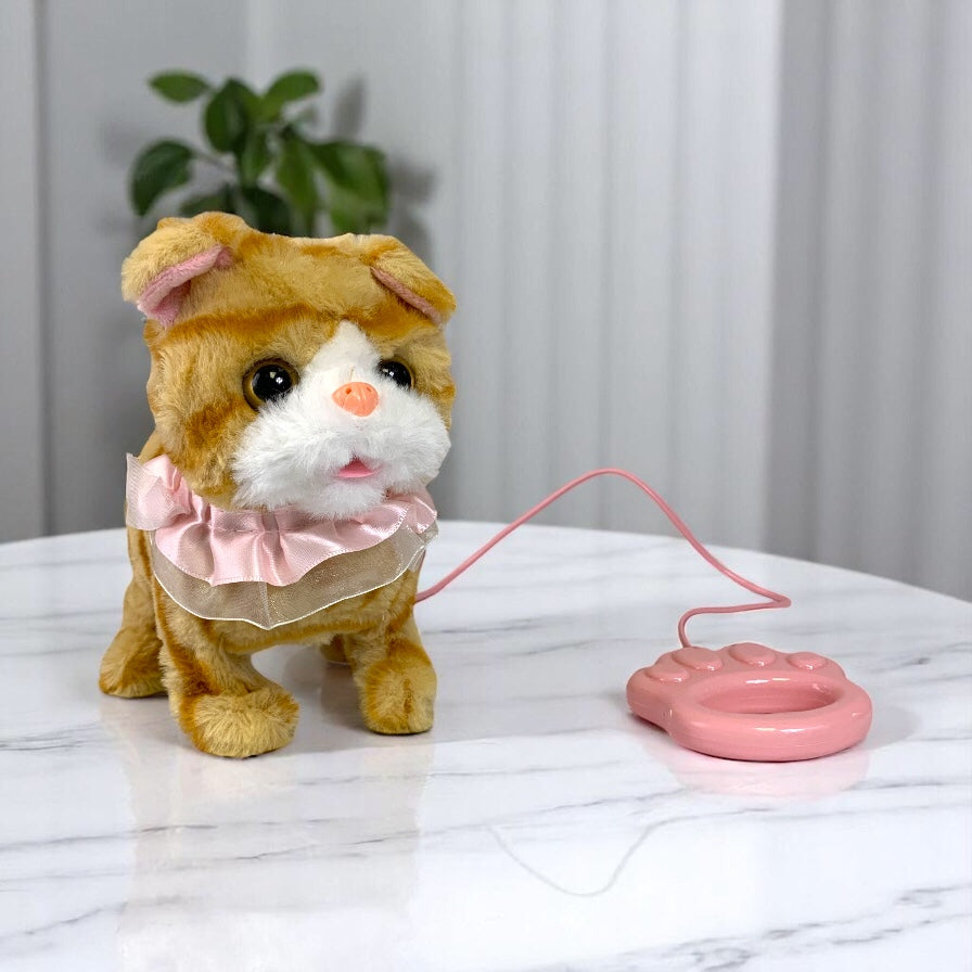 Small Interactive Electric Walking Pet Plush Toy