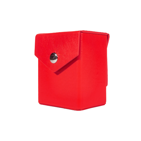 Hero Red Deck Box + Belt Loop - Hard Shell Faux Leather