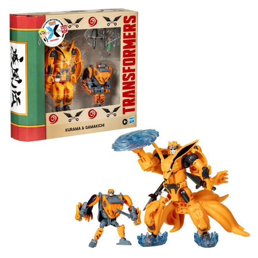 Transformers Collaborative Naruto: Shippuden x Transformers Kurama & Gamakichi Figure Set