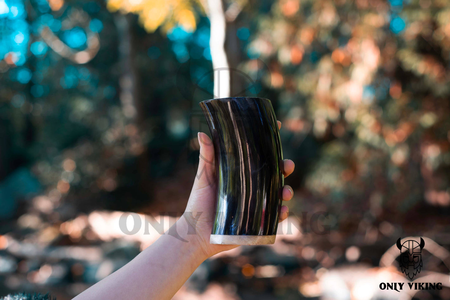 Drinking Horn Beer Stein 6 Inch