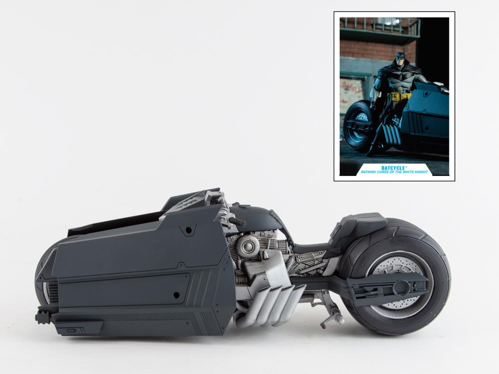 Batman: Curse of the White Knight DC Multiverse Batcycle