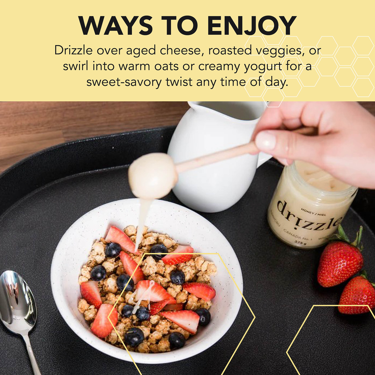 Drizzle Honey White Raw Honey