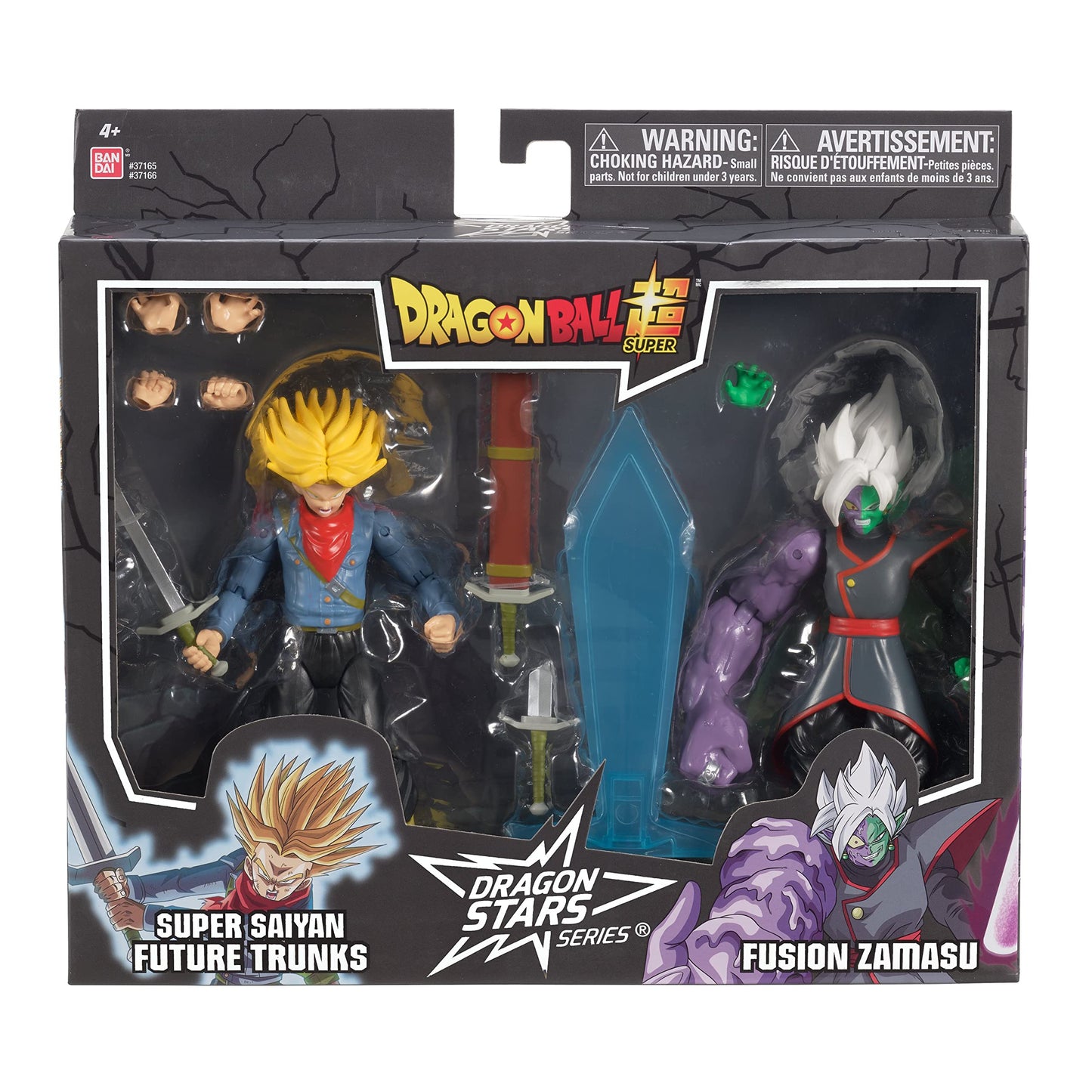 Dragon Ball Super Dragon Stars Future Trunks vs. Fusion Zamasu Action Figure 2-Pack
